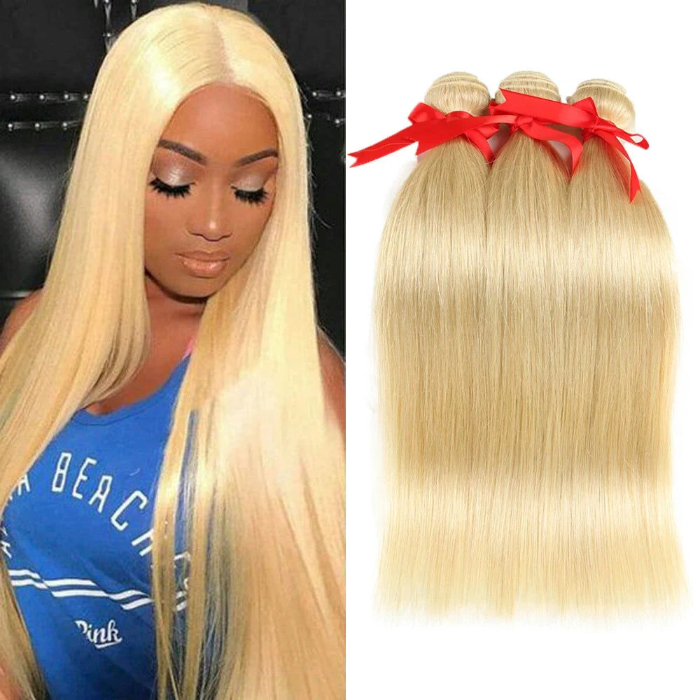 Blonde Brazilian Straight Bundle GLOWLAB
